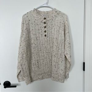 Madewell Donegal Bowden Henley Sweater XXL